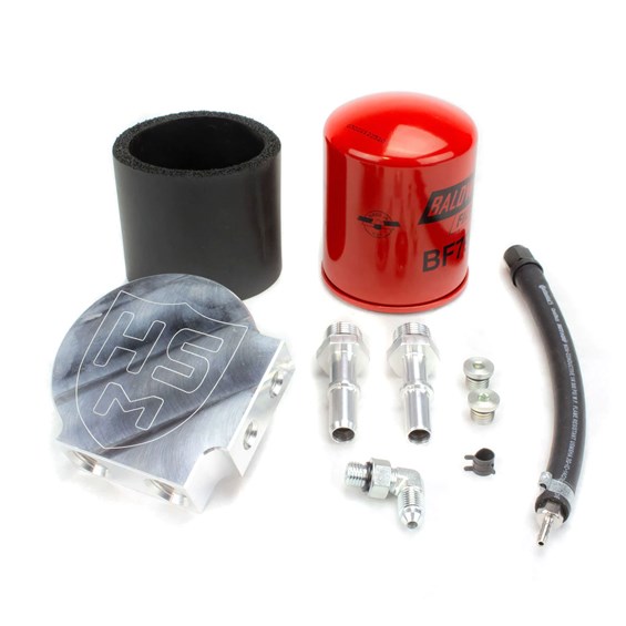 H&S Motorsports 121003 Filter Conversion Kit | 2011-2022 Ford F250/F350 6.7L Powerstroke