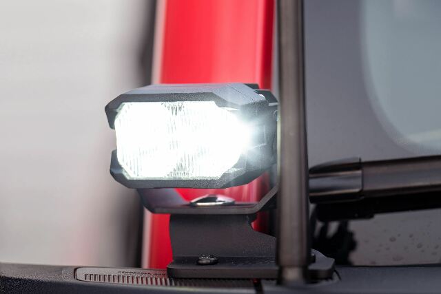 Morimoto BAF108 2Banger LED Pods NCS Wide Beam - White | Universal