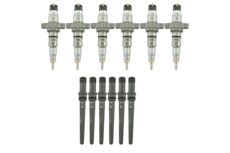 Industrial 215312 Reman Stock Injector Pack with Connecting Tubes | 2004.5-2007 Dodge RAM 2500/3500 5.9L Cummins