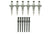 Industrial 215312 Reman Stock Injector Pack with Connecting Tubes | 2004.5-2007 Dodge RAM 2500/3500 5.9L Cummins