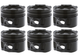 Carrillo DH7103 High-Performance Piston Set | 1989-2007 RAM 2500/3500 5.9L Cummins
