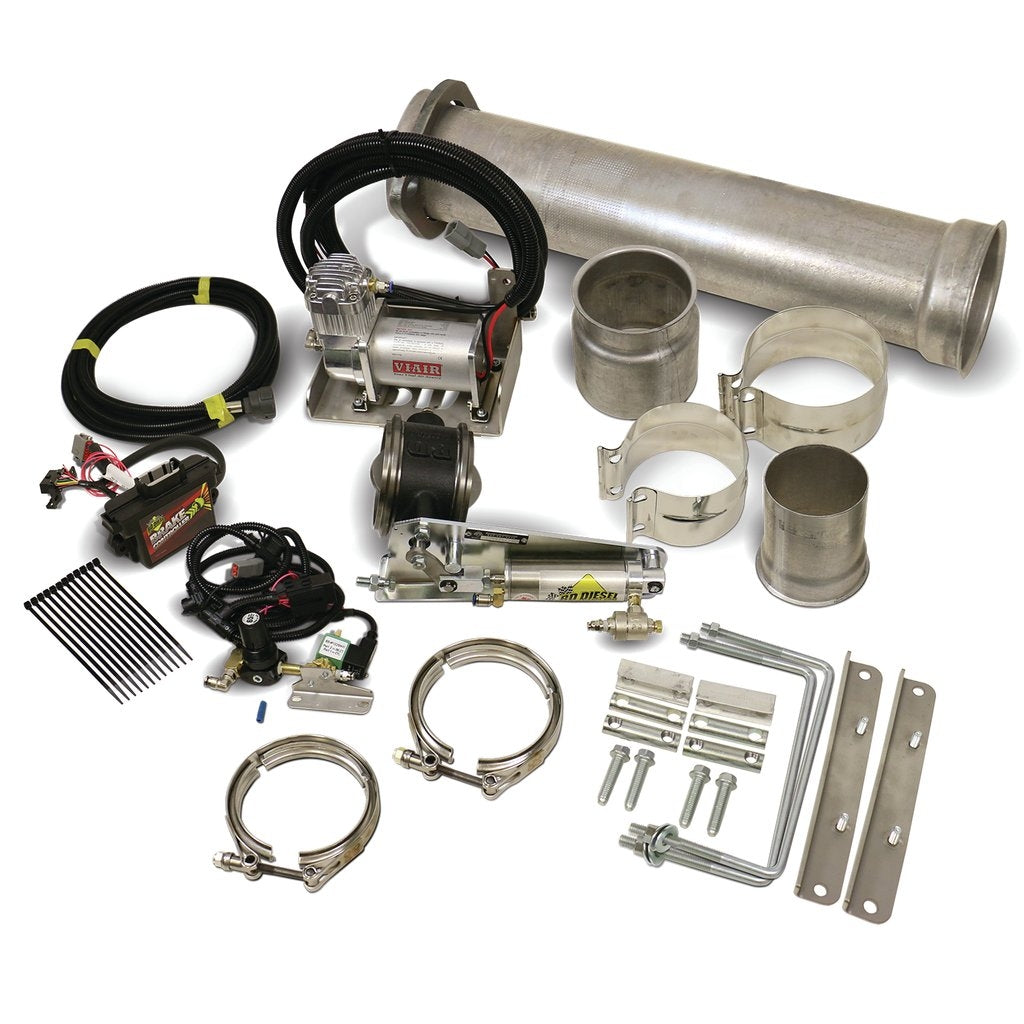 BD Diesel 1027150 Remote Exhaust Brake Kit with Compressor | 2011-2016 Ford F250/F350 6.7L Powerstroke