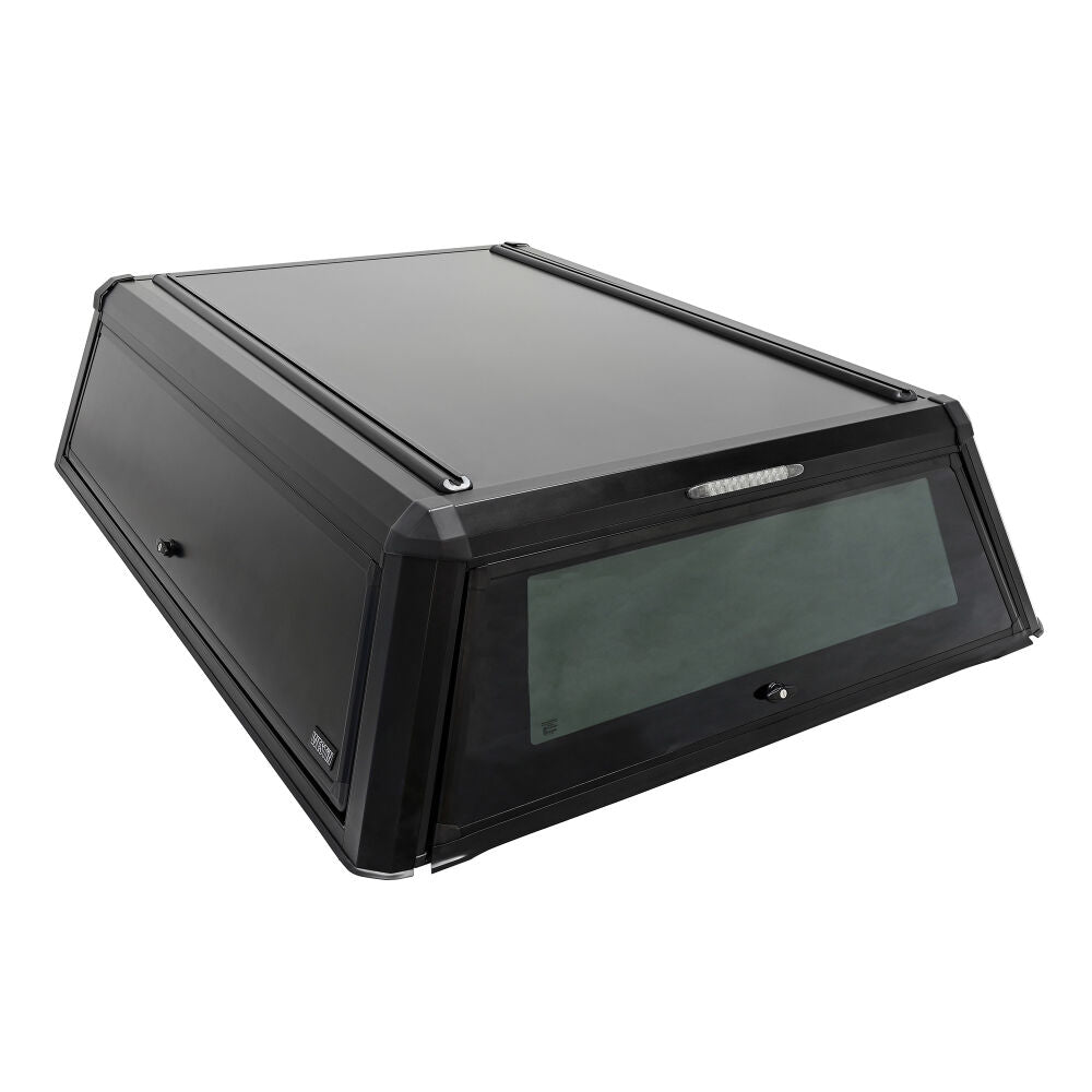 Westin 16-14765S EXP Truck Cap w/ Sliding Front Glass - Matte Black | 2020-2025 RAM 2500/3500 6.5ft Bed