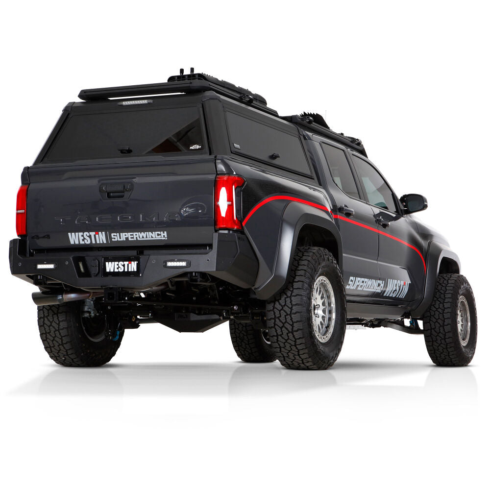 Westin 16-14765S EXP Truck Cap w/ Sliding Front Glass - Matte Black | 2020-2025 RAM 2500/3500 6.5ft Bed