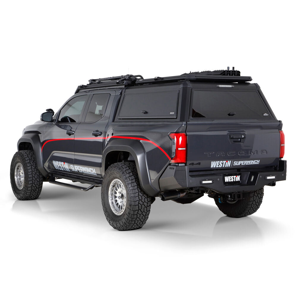 Westin 16-14765S EXP Truck Cap w/ Sliding Front Glass - Matte Black | 2020-2025 RAM 2500/3500 6.5ft Bed