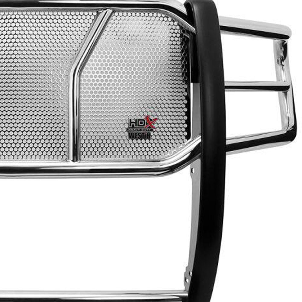 Westin 57-3990 HDX Stainless Steel Grille Guard | 2020-2025 GM Chevrolet Silverado 2500HD/3500HD