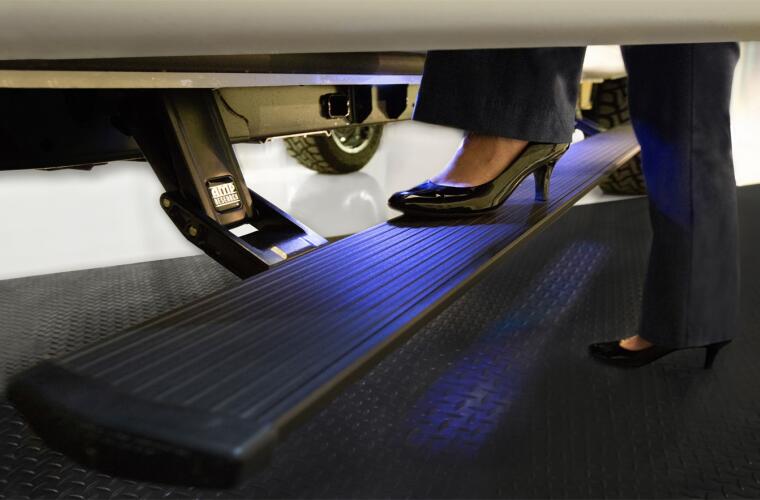 AMP Research 76236-01A PowerStep Plug-N-Play Running Boards | 2020-2021 Ford F250/F350
