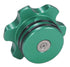 Fleece FPE-FC-1316-GRN Green Billet Fuel Cap | 2013-2018 RAM 2500/3500 5.9L Cummins