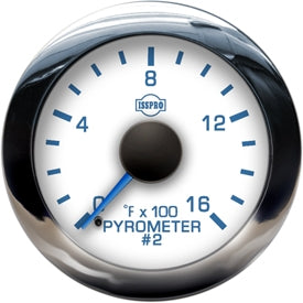 Isspro R13091 EV2 2-1/16 inch 0-1600F Pyrometer #2 Gauge Kit | Universal