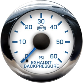 Isspro R13122 EV2 2-1/16 inch 0-60PSI Exhaust Back Pressure Gauge Kit | Universal