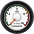Isspro R14021 EV2 2-1/16 inch 0-1600F Pyrometer w/ Pre-Turbo Color Band Gauge Kit | Universal