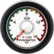 Isspro R14092 EV2 2-1/16 inch 0-1600F Pyrometer #2 Gauge Kit w/ Post-Turbo Color-Band | Universal