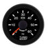 Isspro R17333 EV2 2-1/16 inch 0-40PSI Electronic Turbo Boost Gauge - Black Face Black Bezel Green LED | Universal
