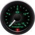Isspro R16022 EV2 2-1/16 inch 0-1600F Pyrometer Gauge - Black Face Black Bezel | Universal