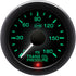 Isspro R16244 EV2 2-1/16 inch 0-180PSI Trans Oil Pressure Gauge - Black Face Black Bezel | Universal