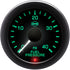 Isspro R16055 EV2 2-1/16 inch 0-40PSI Fuel Pressure Gauge - Black Face Black Bezel | Universal