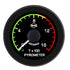 Isspro R16091 EV2 2-1/16 inch 0-1600F Pyrometer #2 Gauge - Black Face Black Bezel | Universal