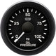 Isspro R16211 EV2 2-1/16 inch 0-100PSI Engine Oil Pressure Gauge - Black Face Black Bezel | Universal