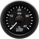 Isspro R16333 EV2 2-1/16 inch 0-40PSI Turbo Boost Gauge - Black Face Black Bezel | Universal