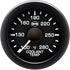 Isspro R16588 EV2 2-1/16 inch 100-280F Coolant Temperature Gauge - Black Face Black Bezel | Universal
