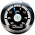 Isspro R3607TR EV2 2-1/16 inch 0-1500F Pyrometer Color Coded for Pre Turbo - Blace Face Black Bezel | Universal