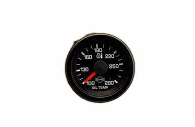 Isspro R5659 EVA 2-1/16 inch 100-280F Electronic Oil Temperature Gauge - Black | Universal