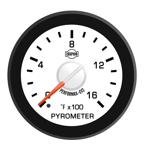 Isspro R14022 EV2 2-1/16 inch 0-1600F Pyrometer Gauge Kit | Universal
