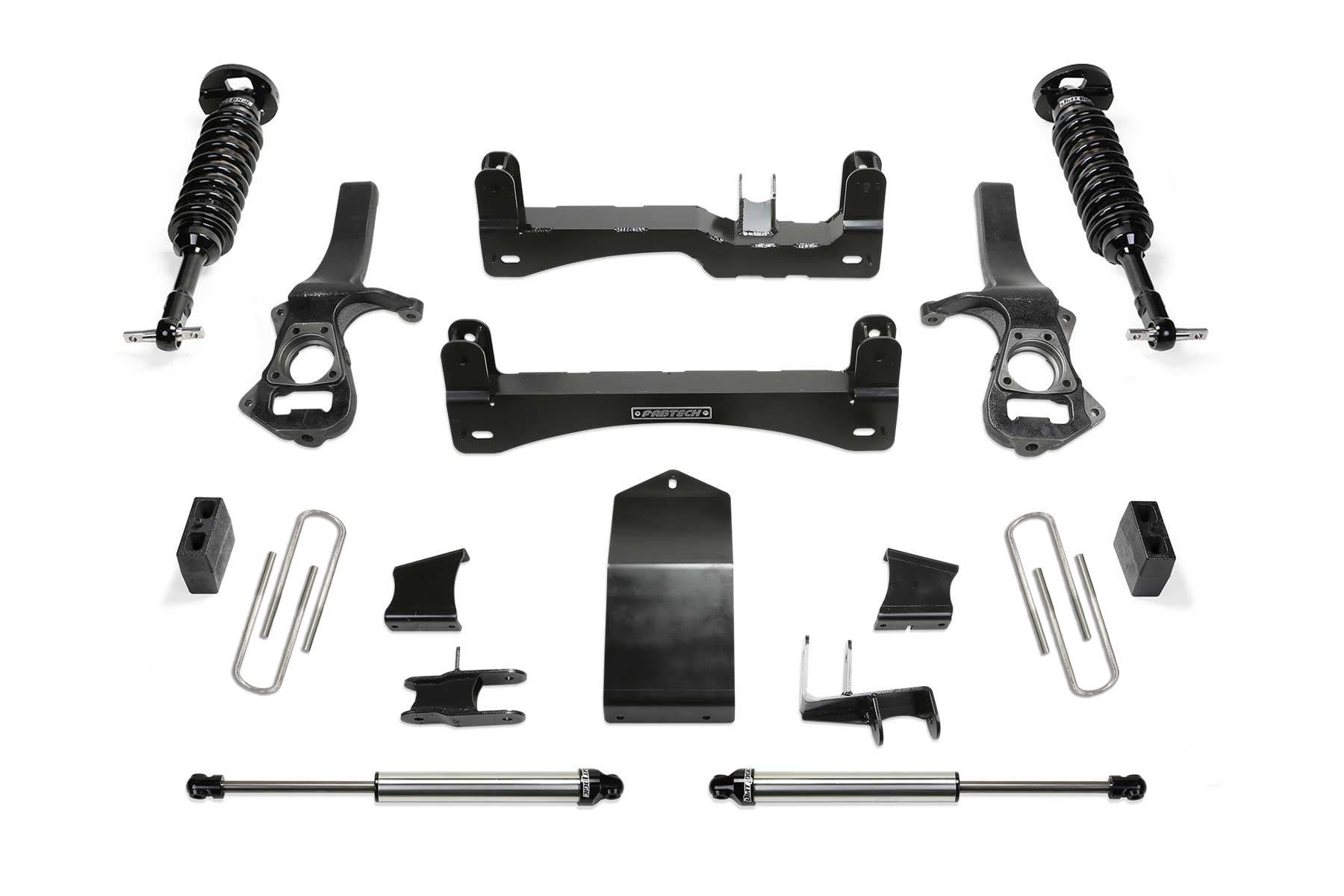 Alligator Performance Fabtech K1219DL 6” Lift Performance System w/ Dirt Logic 2.5 Coilovers ...