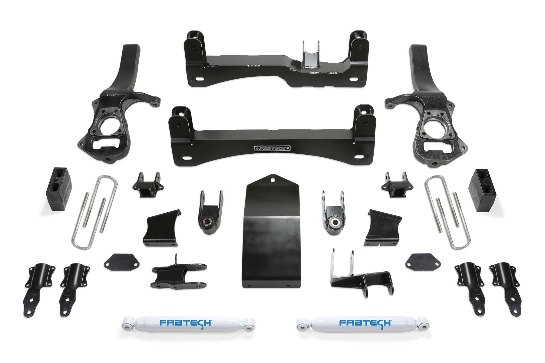 Fabtech K1220 6” Lift Sport System w/ Performance Shocks | 2025 GM Sierra/Silverado 1500 4WD