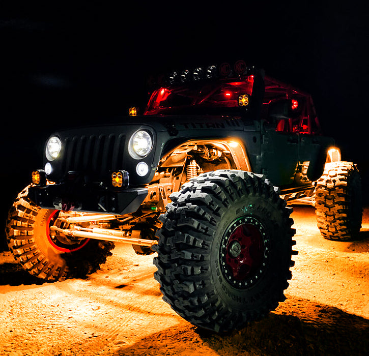 Baja Designs 398057 LED Dome Light with Switch Amber | Universal