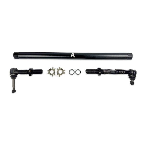 Apex KIT373-STL Heavy Duty DOM Steel Drag Link Assembly | 2017-2026 F250/F350 Super Duty