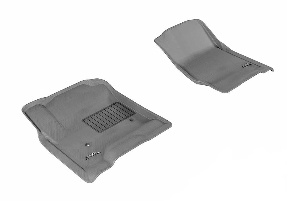 3DM L1CH03911501 Kagu Gray Front Floor Mats | 2014-2017 GM Silverado/Sierra 1500/2500HD/3500HD
