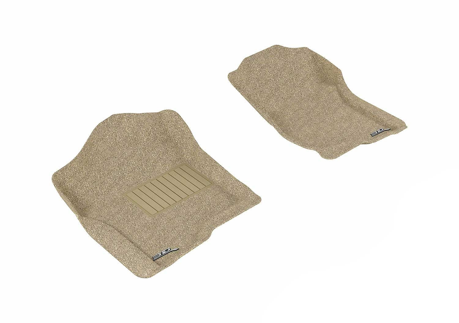 3DM L1CH04712202 Classic Tan Front Floor Mats | 2007-2013 GM Silverado/Sierra 1500/2500HD/3500HD