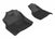 3DM L1DG02011509 Kagu Black Front Floor Mats | 2012-2016 RAM 2500/3500