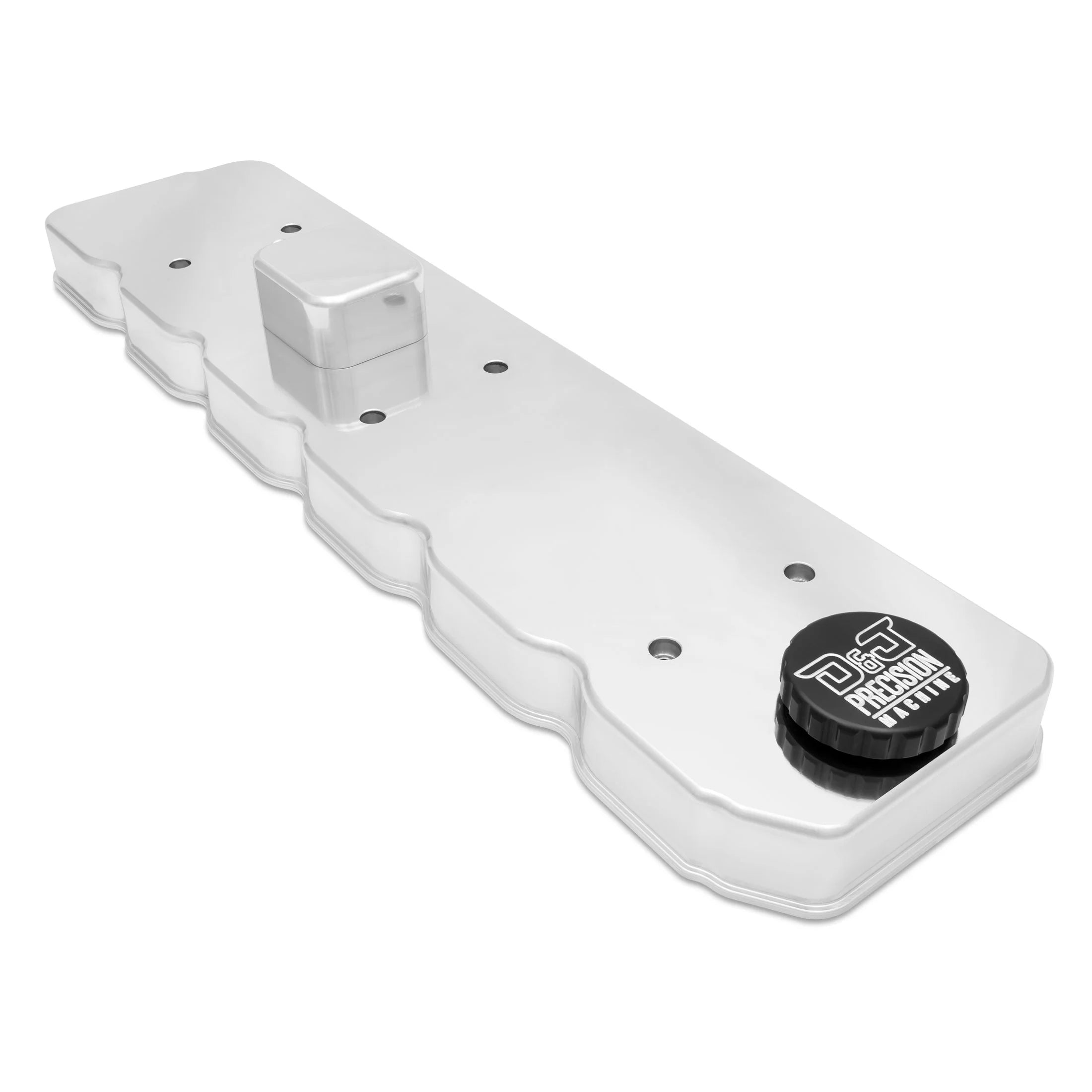 D&J Precision DJPCNC100068 Billet Valve Cover - RAW Finish | 2006-2024 Dodge RAM 5.9L/6.7L 2500/3500 Cummins