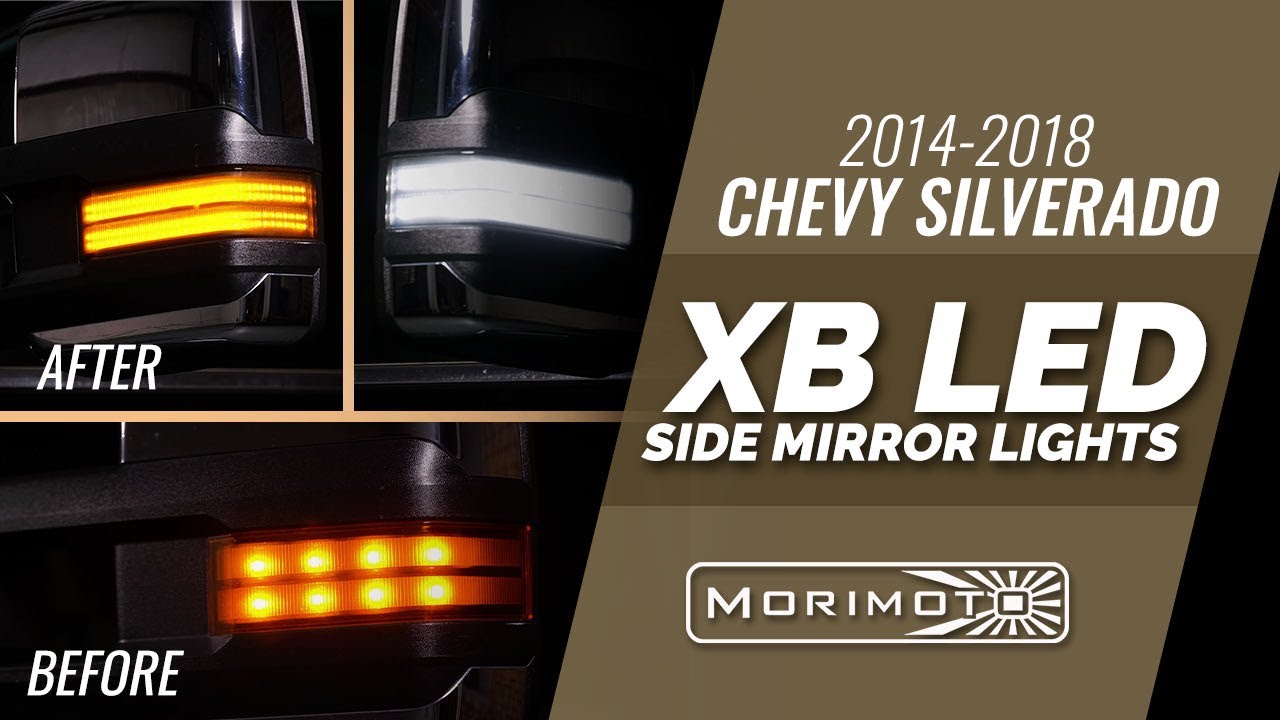 Morimoto LF71209DS-1 XB LED Side Mirror Lights | 2014-2018 GM Silverado/Sierra 1500