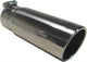 MBRP T5115 Exhaust Tip 3-1/2 inch O.D. Angled Rolled End 3 inch Inlet 10 inch Length T304 Stainless Steel | Universal