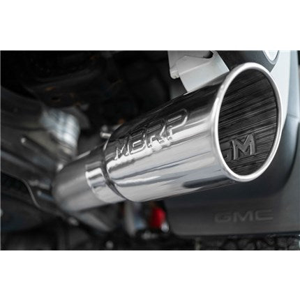 MBRP S5093AL 4 inch Cat Back Exhaust System Single Side Exit | 2020-2025 GM Silverado/Sierra 2500HD/3500HD 6.6L Duramax V8