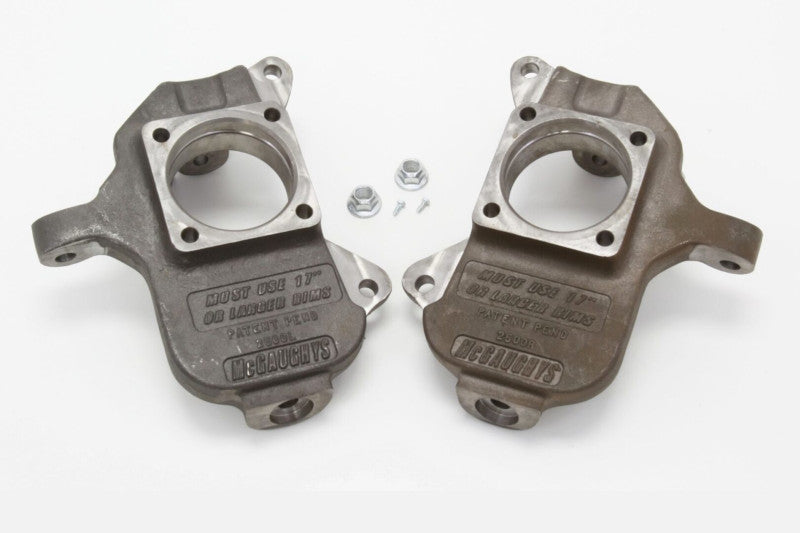 McGaughys 33078 2 inch Drop Spindles | 2002-2010 GM Silverado/Sierra 2500HD/3500HD 2WD/4WD