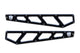 McGaughys 51101 Radius Arm Billet Face Plates - Black | 2005-2022 Ford F250/F350