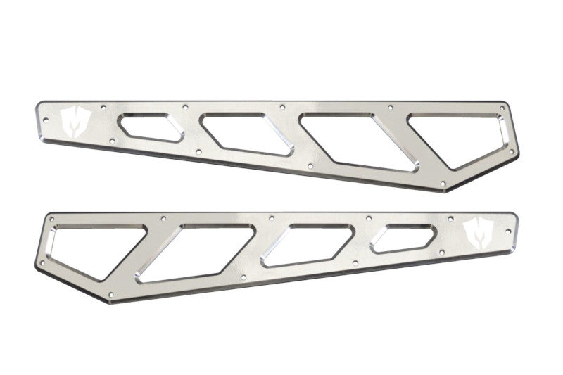 McGaughys 51103 Radius Arm Billet Face Plates - Raw | 2005-2022 Ford F250/F350