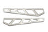 McGaughys 51103 Radius Arm Billet Face Plates - Raw | 2005-2022 Ford F250/F350