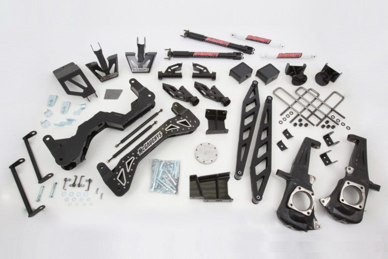 McGaughys 52356 7-9 inch Lift Kit - Black | 2011-2019 GM Silverado/Sierra 2500HD 4WD