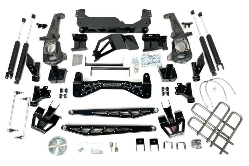 McGaughys 52459 7-9 inch Lift Kit - Black | 2020-2024 GM Silverado/Sierra 3500HD