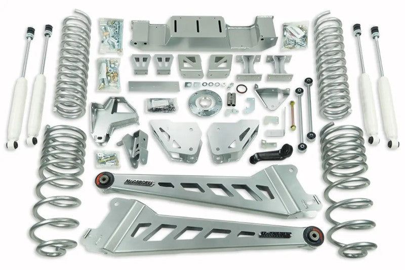 McGaughys 54414 8 inch Radius Arm Lift Kit - Silver | 2019-2023 RAM 2500 4WD