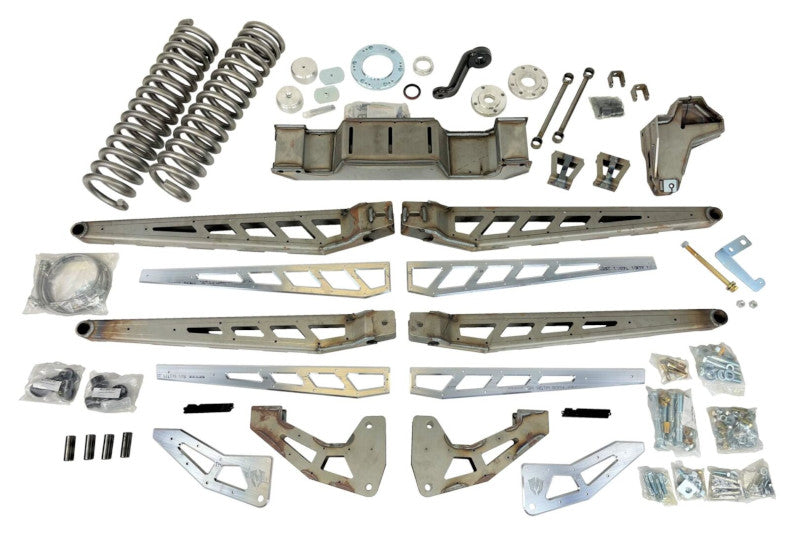 McGaughys 54422 10 inch 4-Link Lift Kit - Raw | 2019-2023 RAM 2500 4WD