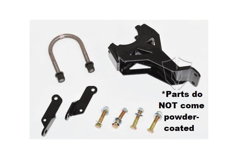 McGaughys 57230 Dual Steering Stabilizer Mount - Raw | 2005-2022 Ford F250/F350