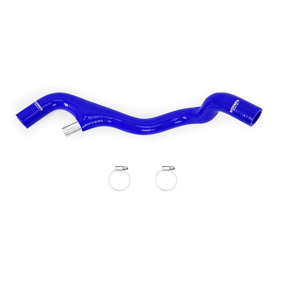 Mishimoto MMHOSE-F2D-05EBL Blue Lower Overflow Hose | 2005-2007 Ford F250/F350 6.0L Powerstroke