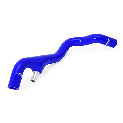 Mishimoto MMHOSE-F2D-05EBL Blue Lower Overflow Hose | 2005-2007 Ford F250/F350 6.0L Powerstroke