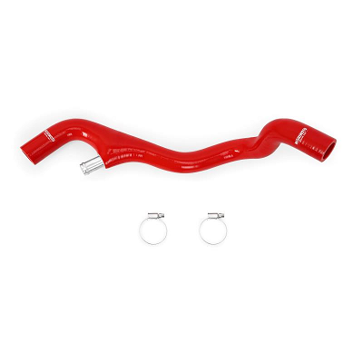 Mishimoto MMHOSE-F2D-05ERD Red Lower Overflow Hose | 2005-2007 Ford F250/F350 6.0L Powerstroke